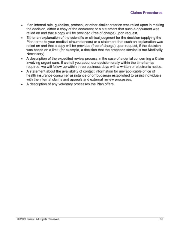 [Surest] Medical Plan Summary - Page 58