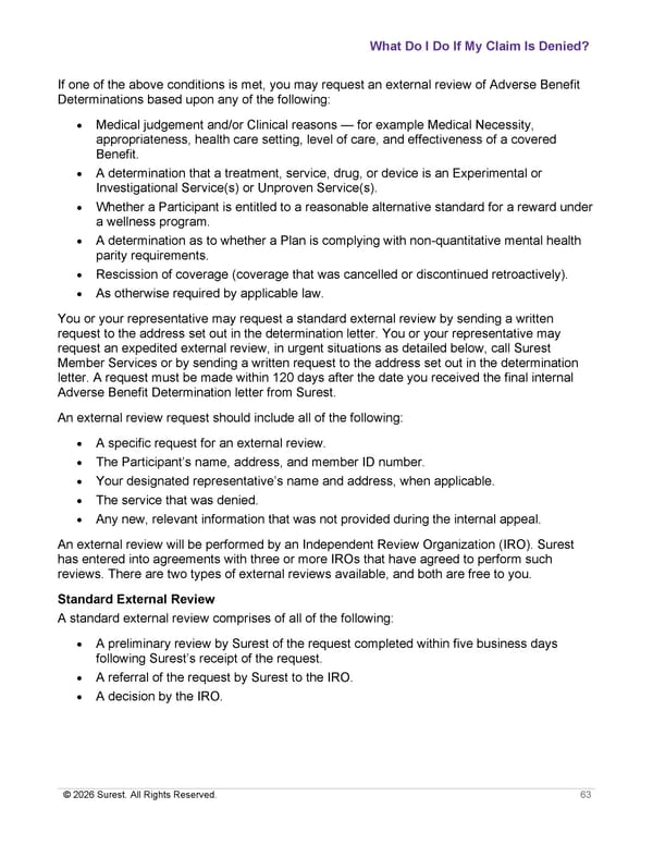 [Surest] Medical Plan Summary - Page 65