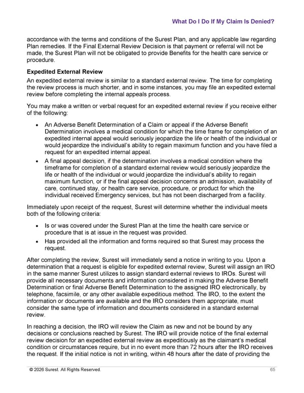[Surest] Medical Plan Summary - Page 67
