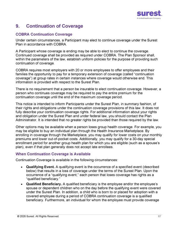 [Surest] Medical Plan Summary - Page 69