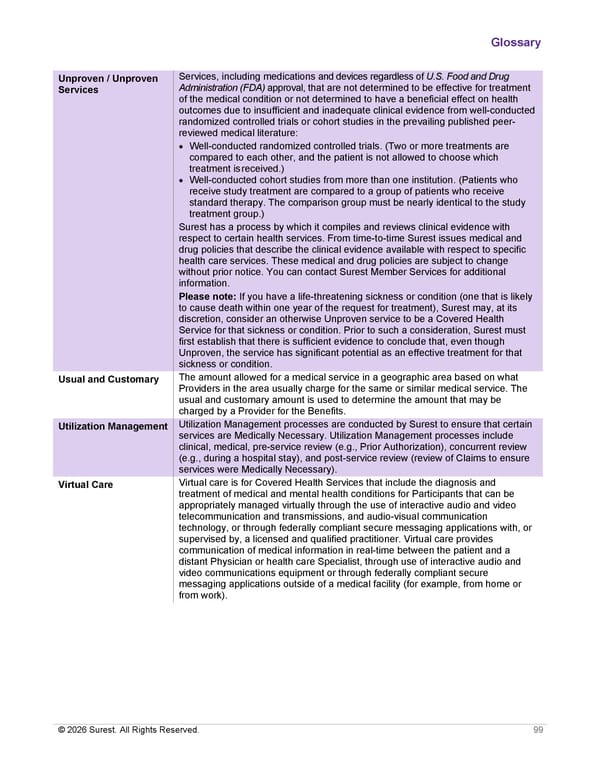 [Surest] Medical Plan Summary - Page 101