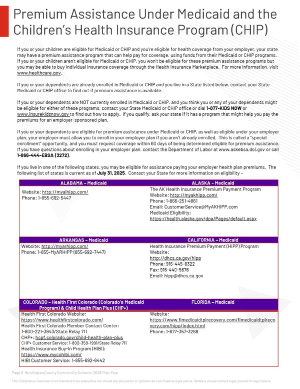 2026 Compliance Guide for Huntington County Community Schools - Page 9