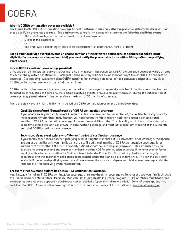 2026 Compliance Guide for Huntington County Community Schools - Page 19
