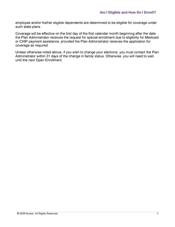 APTURA Group, Inc. - Surest Plan Summary - Page 8