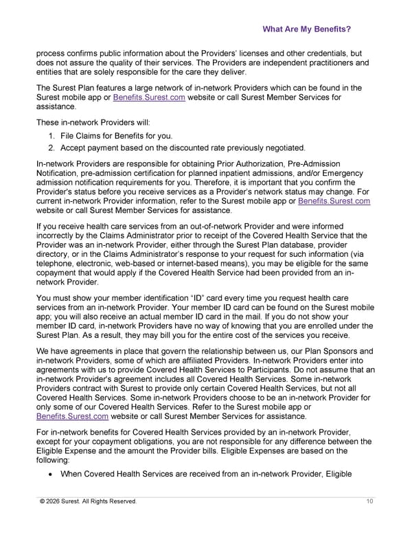 APTURA Group, Inc. - Surest Plan Summary - Page 12