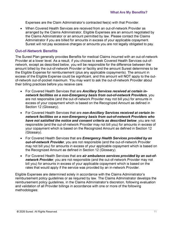 APTURA Group, Inc. - Surest Plan Summary - Page 13