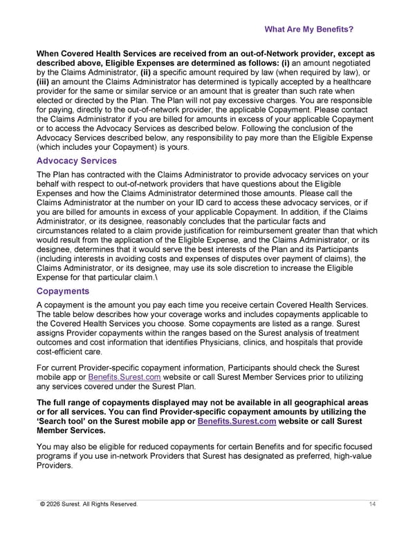APTURA Group, Inc. - Surest Plan Summary - Page 16