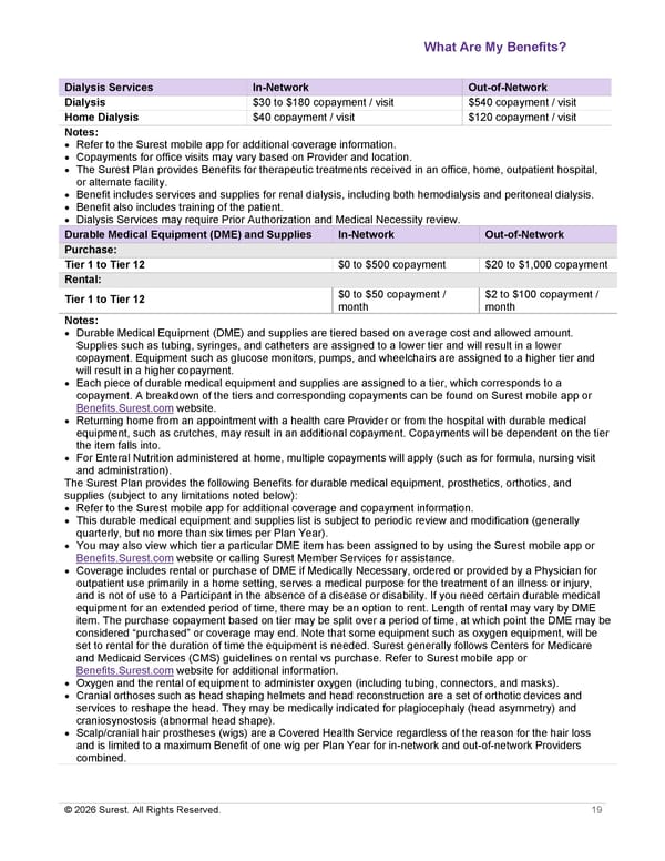 APTURA Group, Inc. - Surest Plan Summary - Page 21