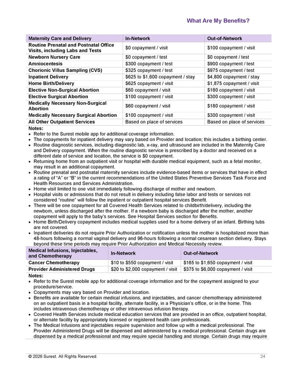 APTURA Group, Inc. - Surest Plan Summary - Page 26