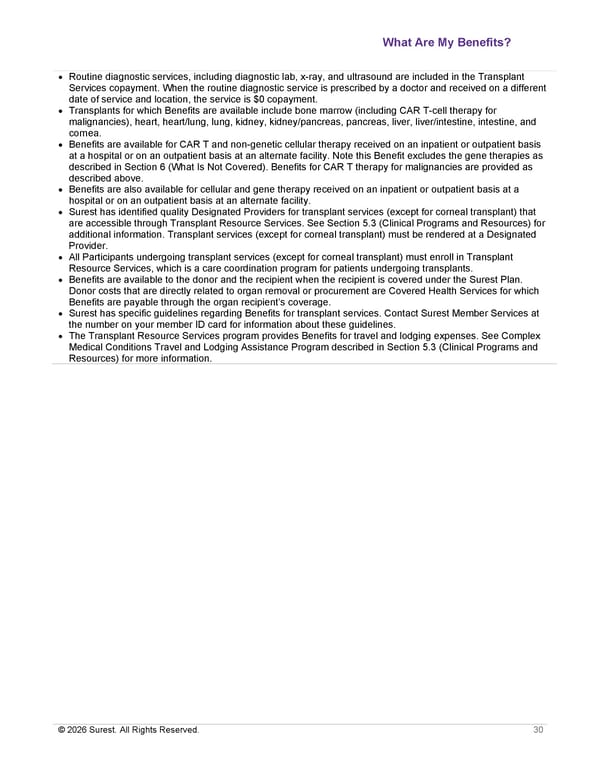 APTURA Group, Inc. - Surest Plan Summary - Page 32