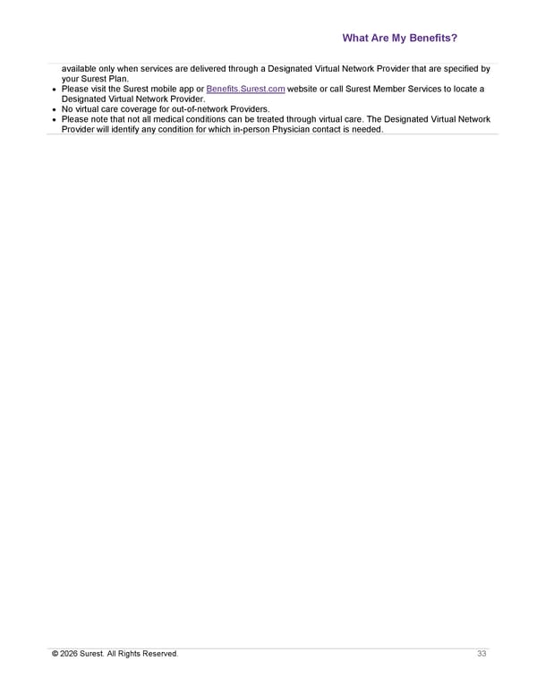 APTURA Group, Inc. - Surest Plan Summary - Page 35