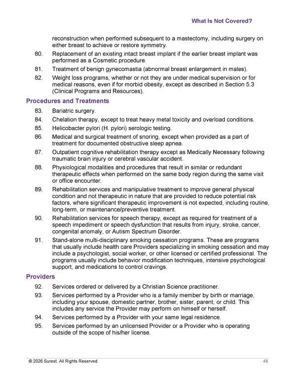 APTURA Group, Inc. - Surest Plan Summary - Page 50