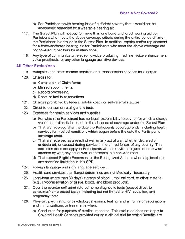 APTURA Group, Inc. - Surest Plan Summary - Page 53