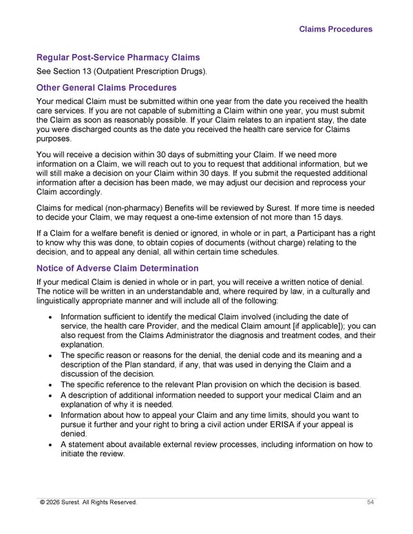 APTURA Group, Inc. - Surest Plan Summary - Page 56