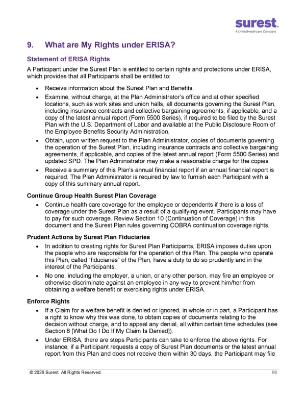 APTURA Group, Inc. - Surest Plan Summary - Page 68