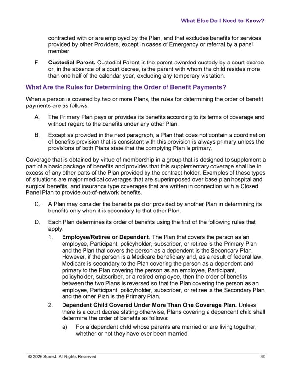 APTURA Group, Inc. - Surest Plan Summary - Page 82