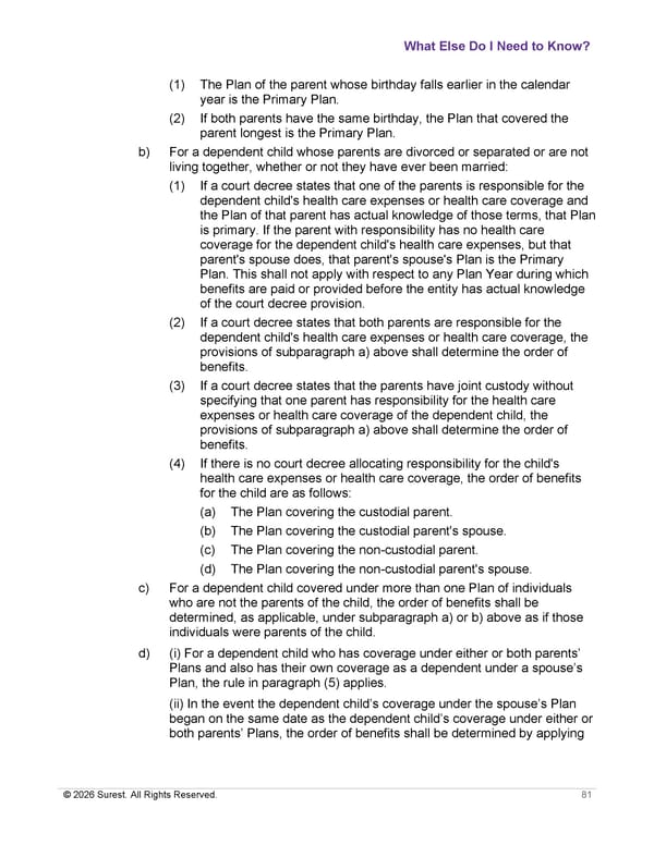 APTURA Group, Inc. - Surest Plan Summary - Page 83