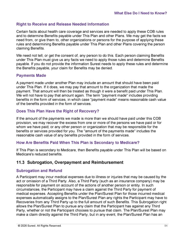 APTURA Group, Inc. - Surest Plan Summary - Page 86