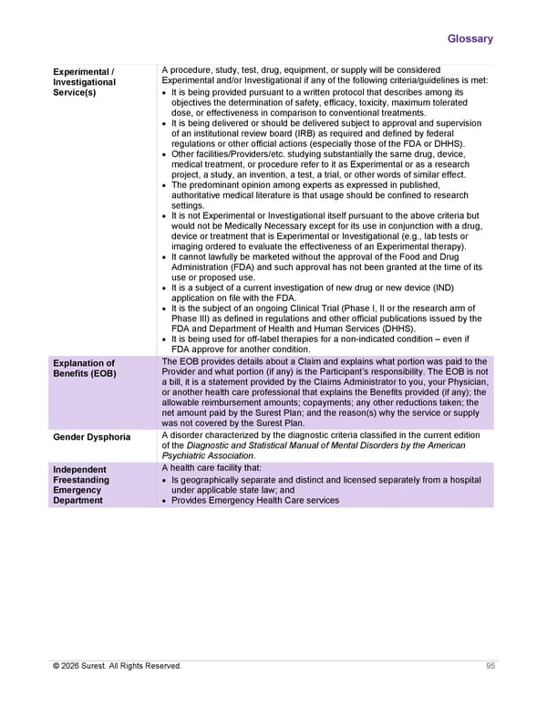 APTURA Group, Inc. - Surest Plan Summary - Page 97