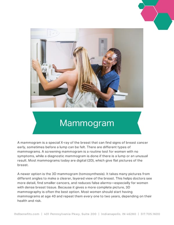 Women's Preventive Screening Recommendations - Page 7