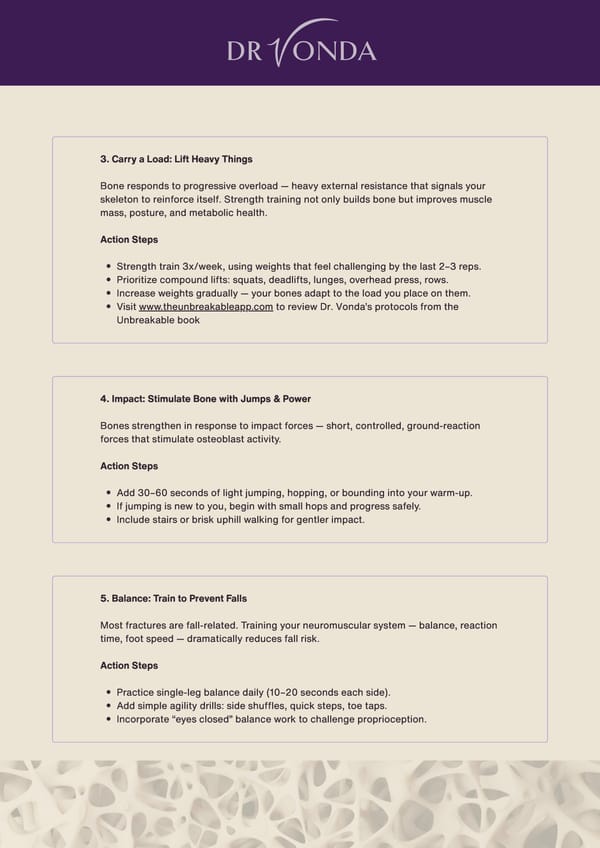 The Unbreakable Bone Blueprint: Dr. Vonda's Guide - Page 2