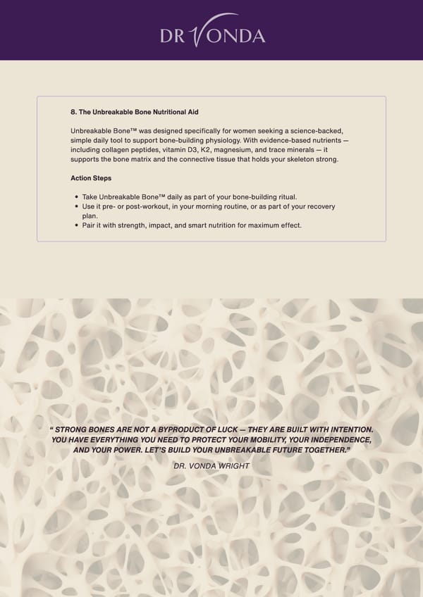 The Unbreakable Bone Blueprint: Dr. Vonda's Guide - Page 4