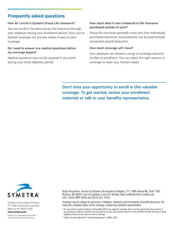 Group Life Insurance - Page 4
