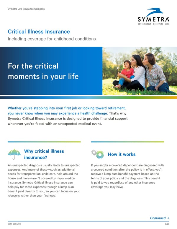 Critical Illness - Page 1