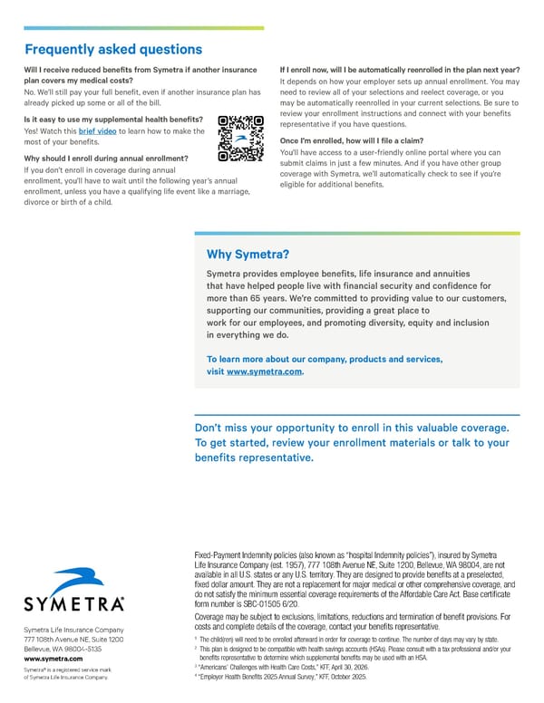 Hospital Indemnity Insurance - Page 4