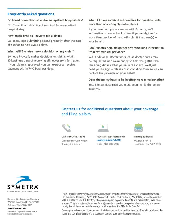 Hospital Indemnity Insurance - Page 6