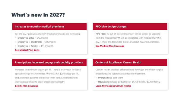 2027 Pre-65 Retiree Benefit Guide - Page 2